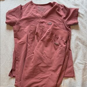 Figs Mauve Scrub Set